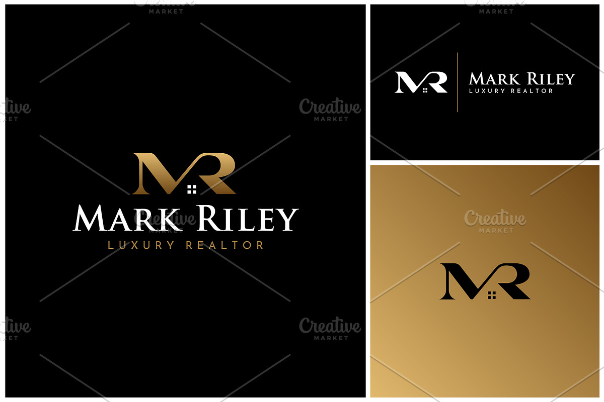 Letter MR RM House Home Realtor Logo, a Branding & Logo Template by Enola99d