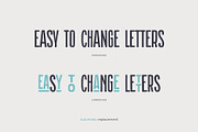Massachusettz Narrow, a Handwritten Font by Foxys Type (Thumbnail 4 of 12)