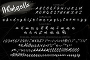 Michaello, a Script Font by Letterara (Thumbnail 9 of 10)