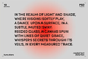 Reeded Text Distortion Effect, a Texture Graphic by kuro (Thumbnail 9 of 10)