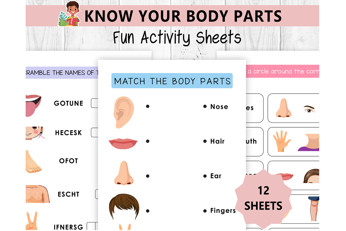 Kids activity pages | Back to school, a Stationery Template by aivos (Photo 6 of 20)