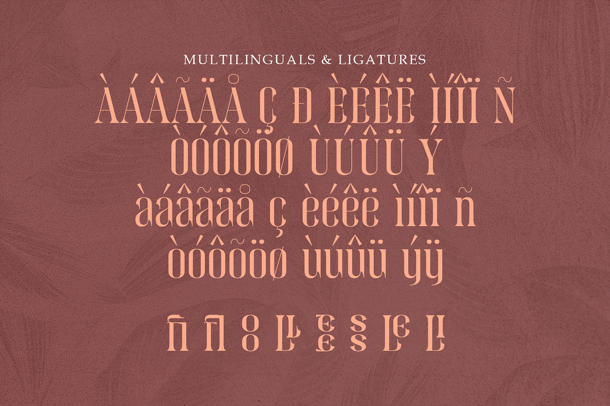 Beckos - Unique Serif Display, a Serif Font by Mokatype Studio (Photo 8 of 10)