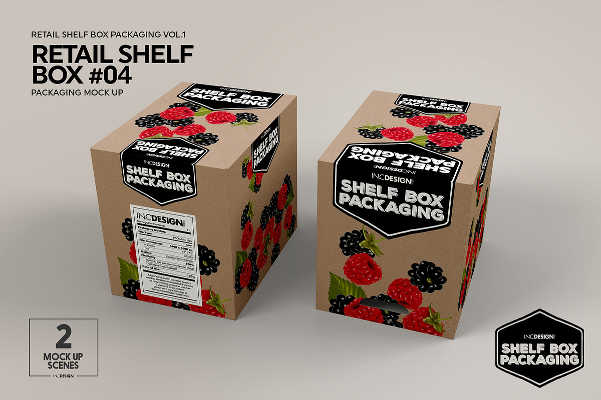 Retail Shelf Box 04 Packaging Mockup, a Packaging Mockup by INCDesign (Photo 7 of 7)