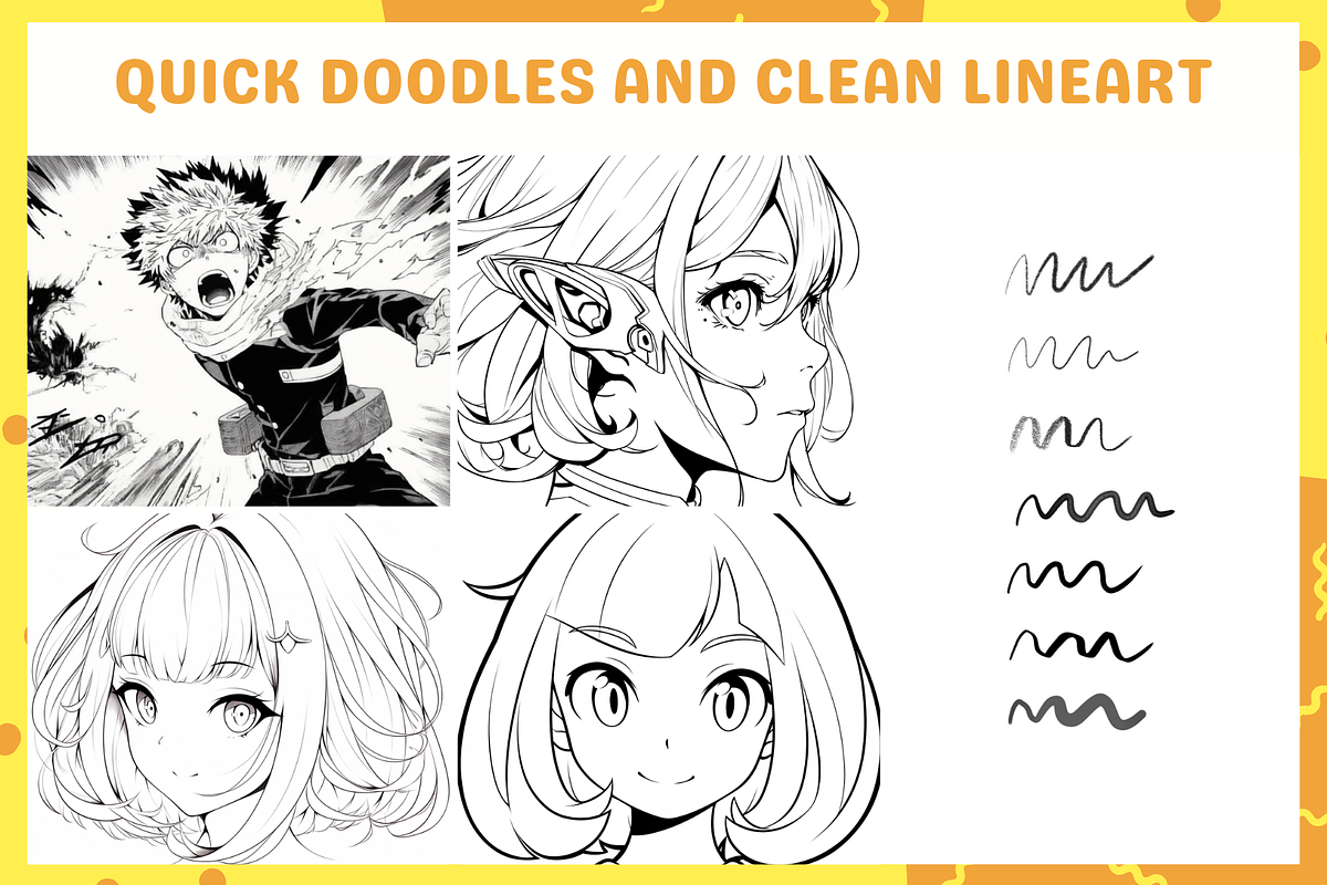 Procreate Anime Essentials, a Brush Add-On by nikiartcorner (Photo 4 of 11)