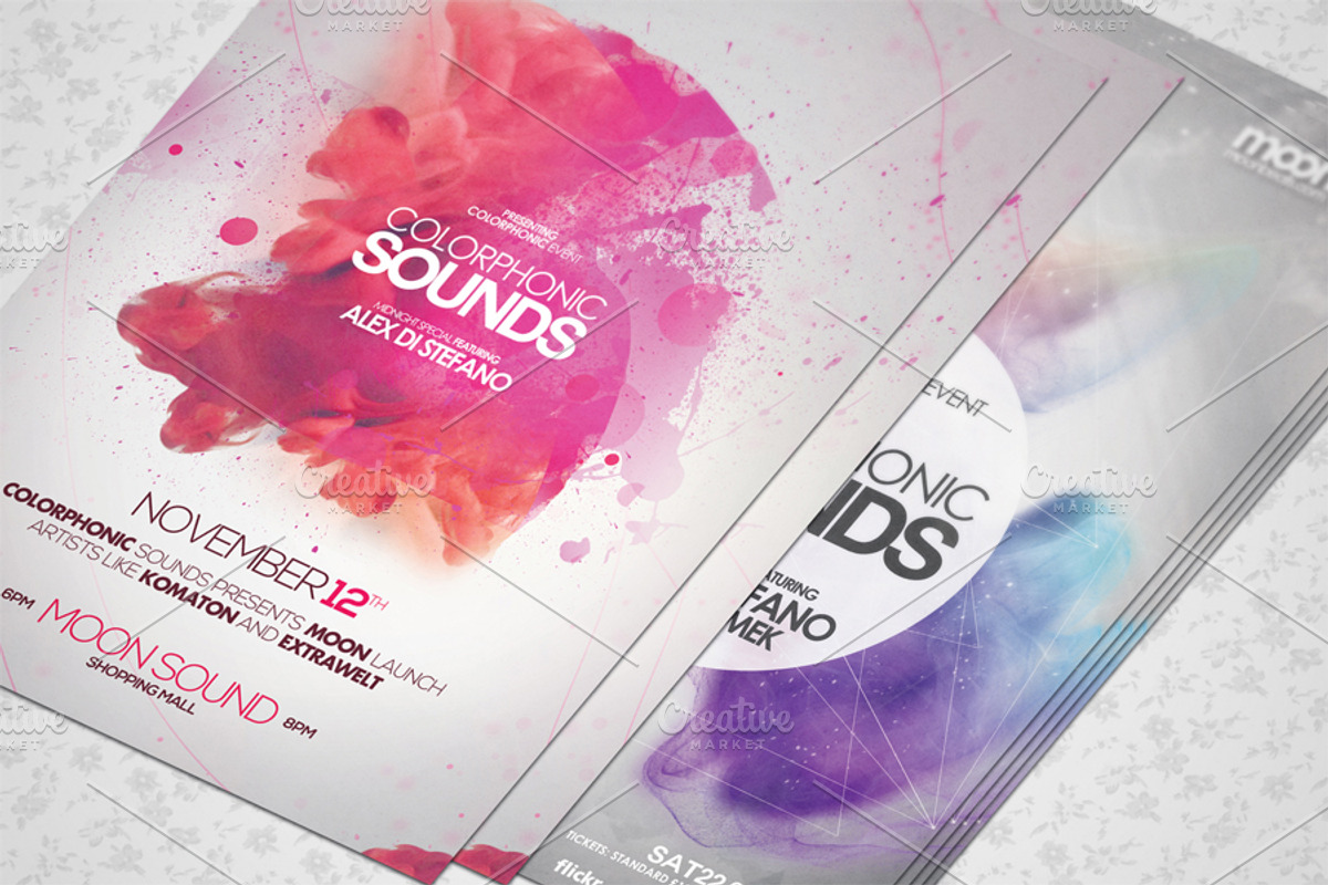 Elegant Flyer Mock up, a Print Template by RgraphicsDesign (Photo 4 of 5)