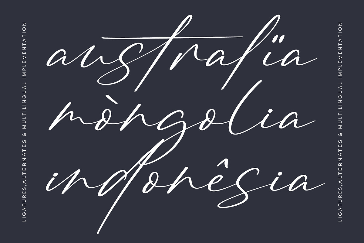 Brington Australi Stylish Signature, a Script Font by stylishtype.co (Photo 16 of 20)