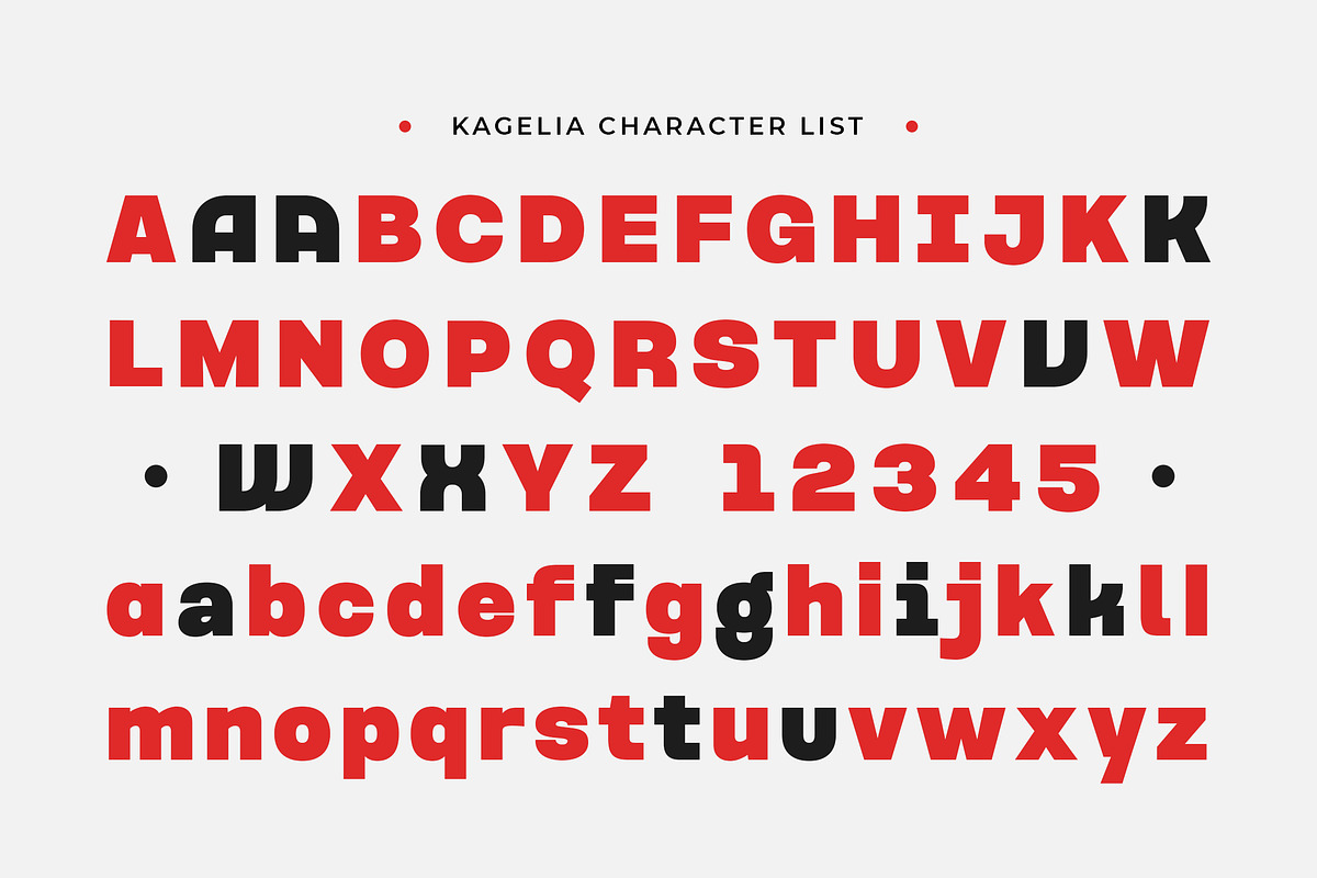 Kagelia - Modern Bold Minimal Sans, a Sans Serif Font by Typia Nesia (Photo 2 of 14)