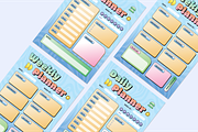 Daily and Weekly Planner, a Flyer Template by SquidPixey (Thumbnail 2 of 6)