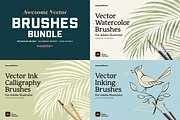Awesome Vector Brushes Bundle, a Brush Add-On by Komet & Flicker (Thumbnail 1 of 14)
