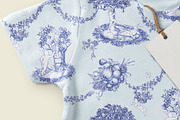 Harvest Bunnies - Toile De Jouy, a Pattern Graphic by YvY (Thumbnail 3 of 9)