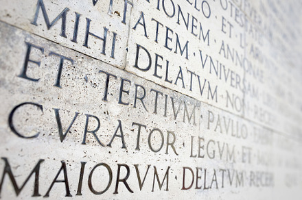 Ancient roman epigraph stock photo containing roman and ancient, an Architecture Photo by rarrarorro