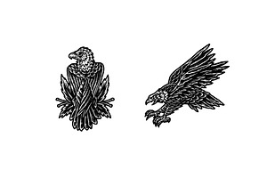 Eagle Tattoo Ideas & T-shirt Designs