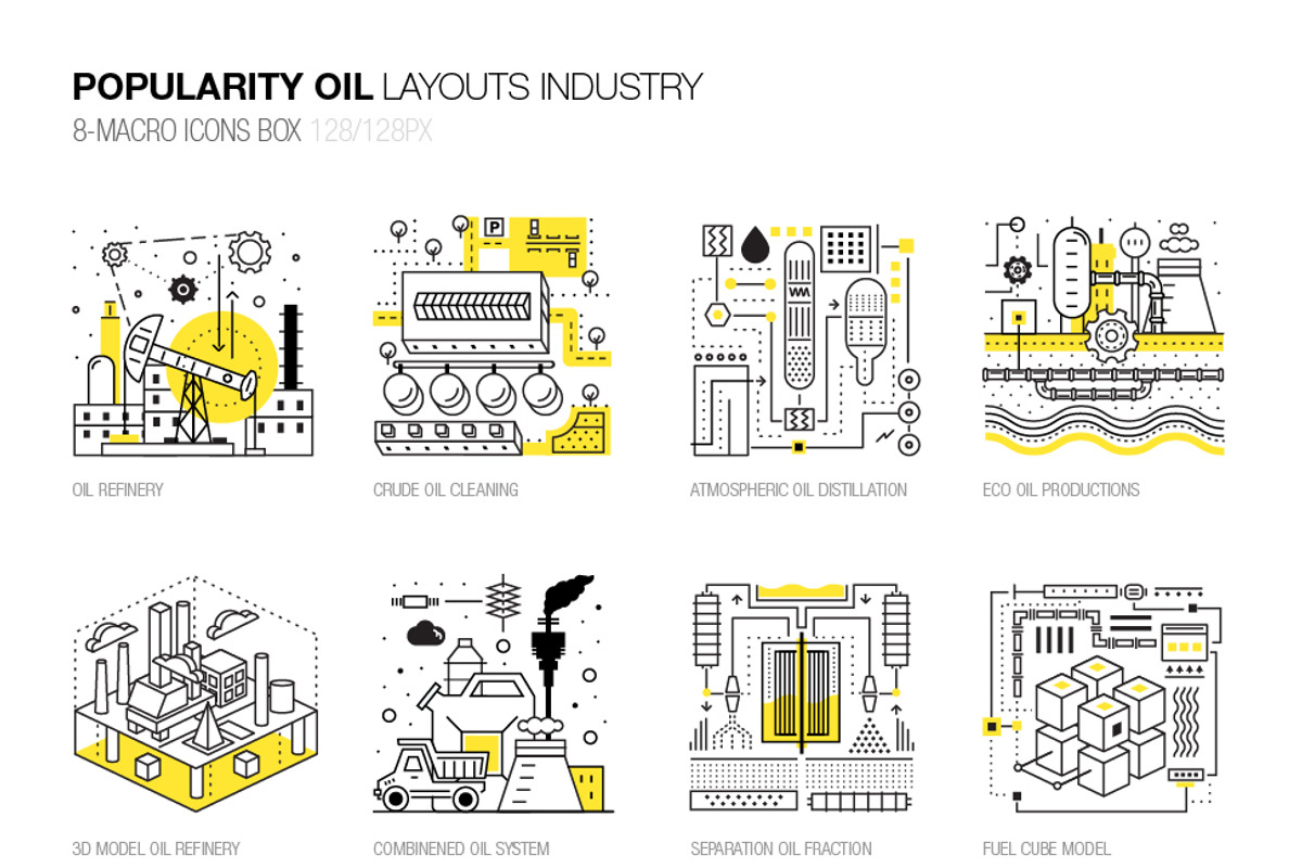 Popularity oil layouts, a Technology Illustration by Vladimir Vihrev (Photo 4 of 10)