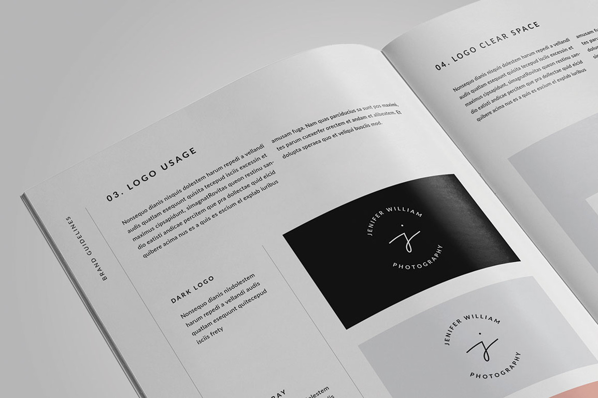 Brand Guidelines, a Brochure Template by Occy Design (Photo 7 of 16)