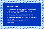 Festive Season Holiday Vector Bundle, a Seasonal Illustration by cugypress (Thumbnail 5 of 8)