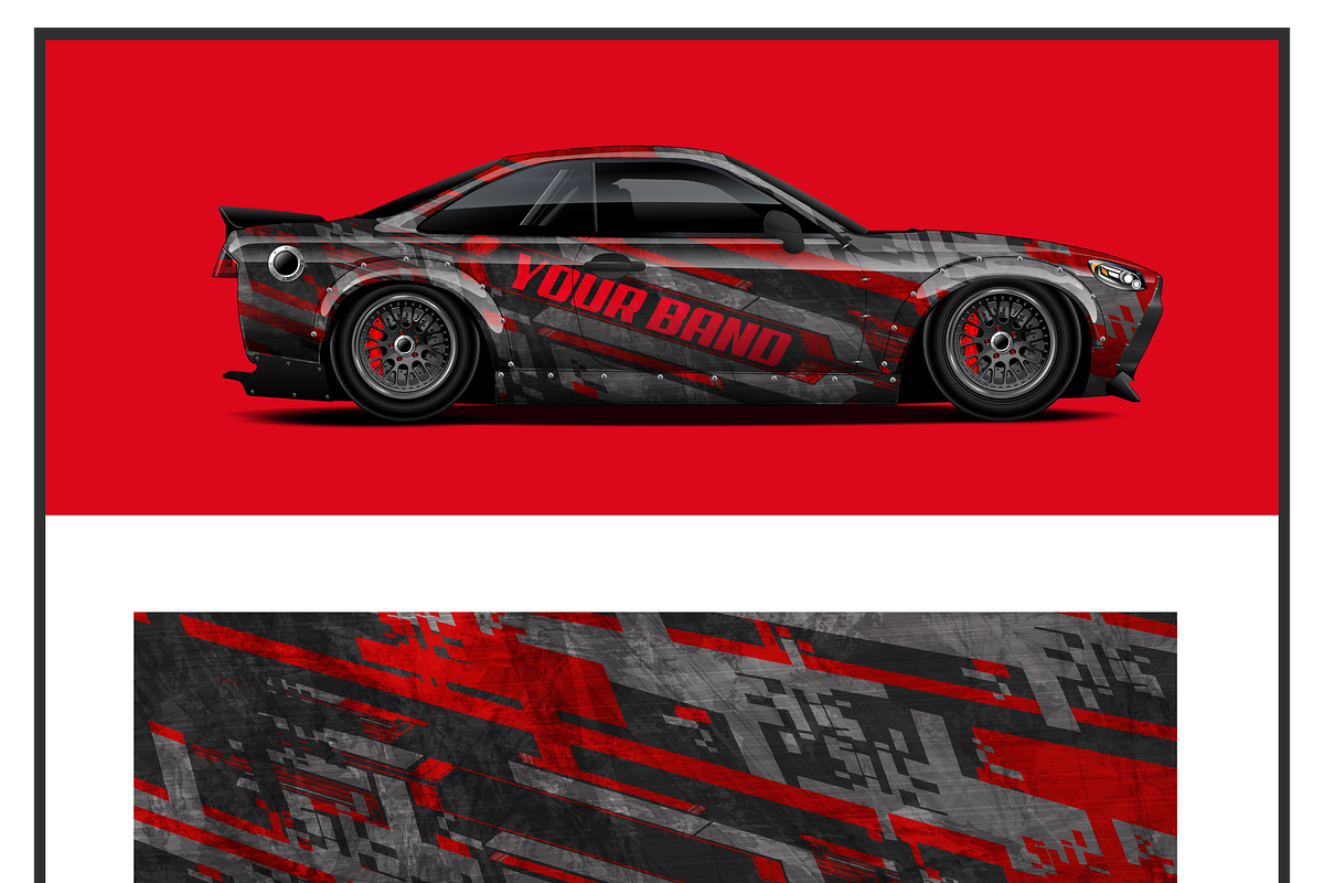 Bold Car Wrap Design, a Transportation Illustration by CarWrap design (Photo 4 of 4)