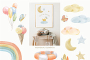 Safari Baby Animals Watercolor, an Animal Illustration by Cat In Colour (Thumbnail 7 of 11)