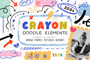 Crayon Doodle Elements Bundle, an Object Graphic by vik.stock (Thumbnail 1 of 7)