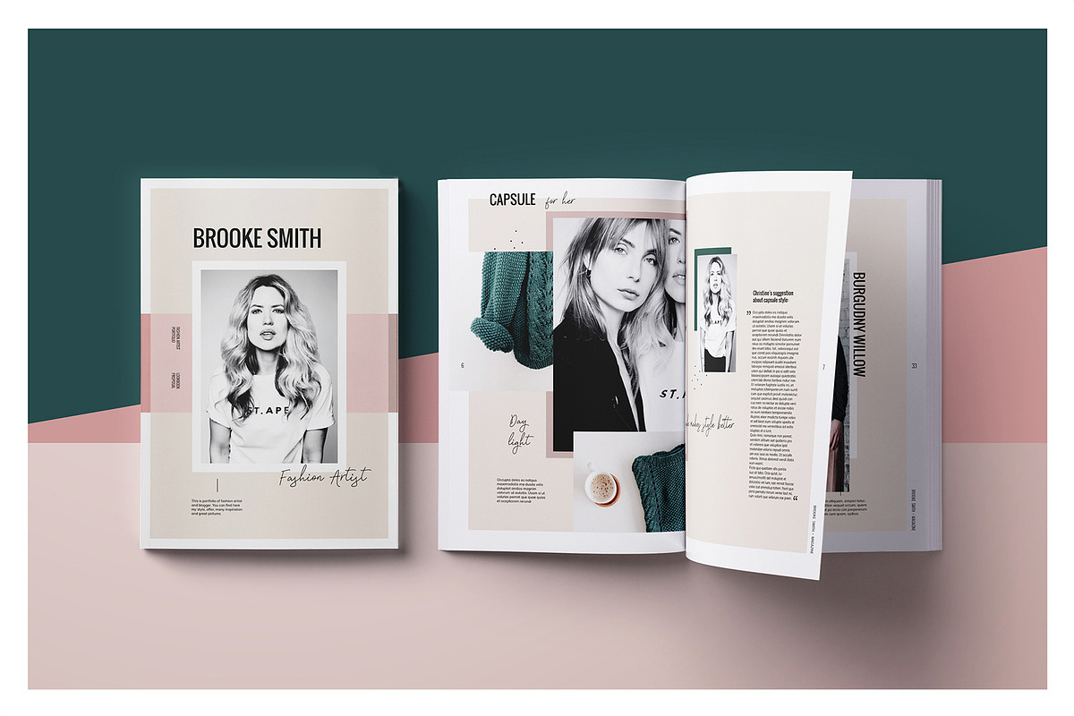Magazine Duo Pack / CANVA, INDD, a Magazine Template by Mirazz (Photo 12 of 16)