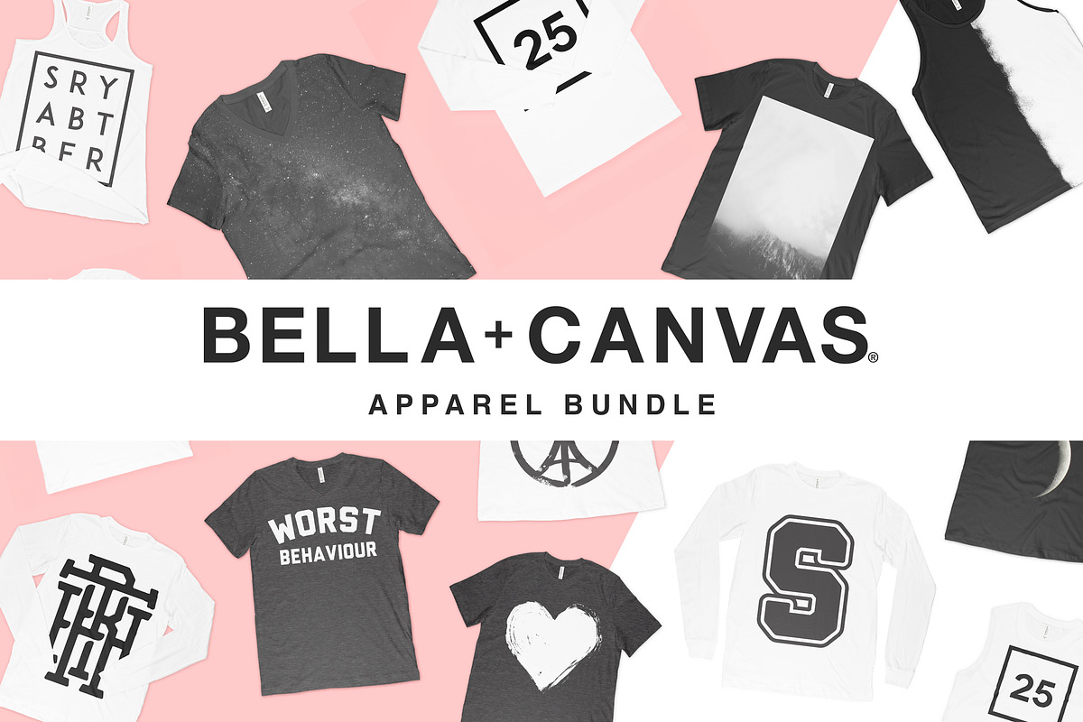 820+ Bella Canvas Mockup Bundle, a Shirt Mockup by Pixel Sauce™ (Photo 1 of 7)