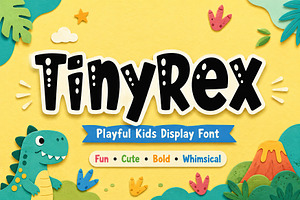 TinyRex, a Slab Serif Font by Wow Magic