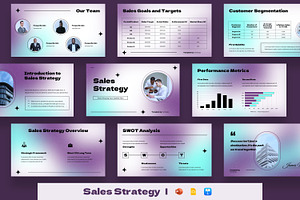 Sales Strategy Presentation Template, a Presentation Template by BumbleGraph Studio