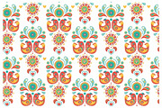 Colorful ornament with birds, a Decorative Illustration by JaneLane (Thumbnail 1 of 2)
