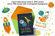 LITTLE SPACEMAN, a Decorative Illustration by FARAWAYKINGDOM (Thumbnail 6 of 7)