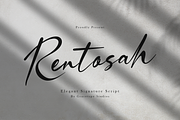 Rentosah | Elegant Signature Script, a Script Font by gracetype_studio (Thumbnail 1 of 12)