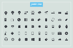 Technology Glyph Icons V2