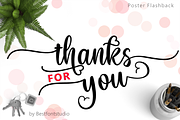 Flashback Script Font Cut 50 %, a Script Font by Graphic Deal (Thumbnail 9 of 9)