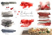 Watercolor Halloween night clipart, a Decorative Illustration by Yuliya Derbisheva (Thumbnail 9 of 11)