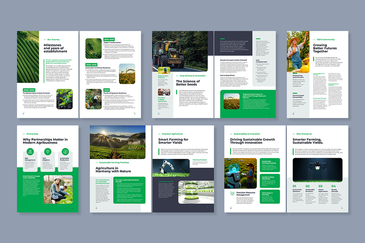 Agriculture Brochure, a Brochure Template by FathurFateh (Photo 3 of 3)