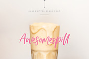 Awesomespill | handlettered font, a Handwritten Font by Minna Kaario (Thumbnail 1 of 9)