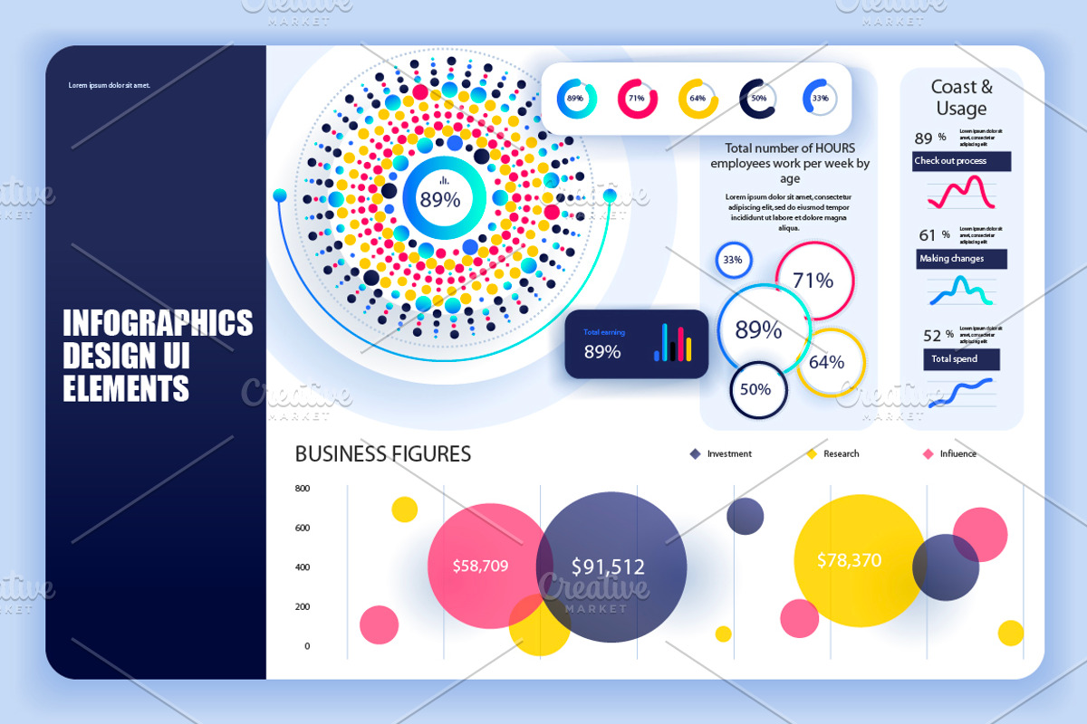 Infographics Template, a Templates & Theme by alexdndz