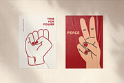Hand gestures, an Outline Icon by Chaka_32 (Thumbnail 2 of 5)