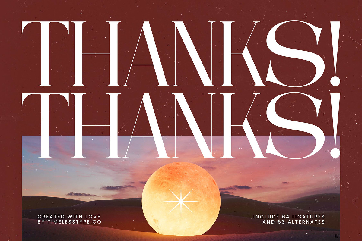 Moonlit Charm Modern Display Serif, a Serif Font by timelesstype.co (Photo 20 of 20)