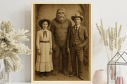 Custom Bigfoot couple Portrait, a Person Illustration by HubbaDigitals (Thumbnail 4 of 10)