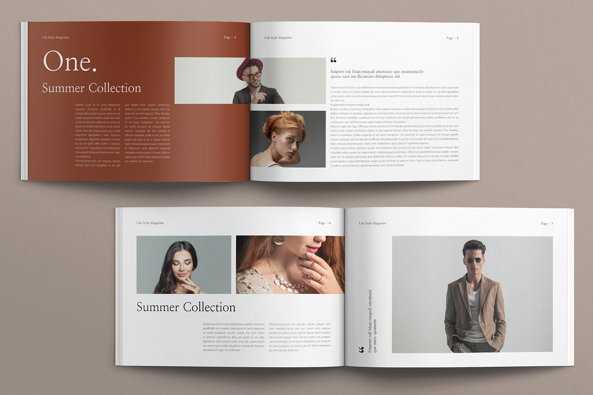 Lifestyle Magazine Landscape, a Magazine Template by E-Type (Photo 3 of 7)