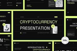 Cryptocurrency Business Google Slide, a Presentation Template by fakhroo