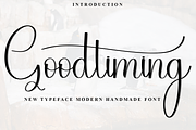 Goodtiming, a Handwritten Font by InermediaSTUDIO (Thumbnail 1 of 8)