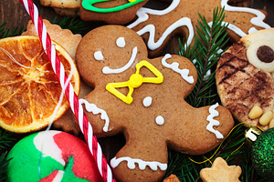 Sweet Christmas Gingerbread man, a Food & Drink Photo by Kate S