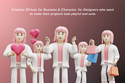 Character Icon 3D Illustration, a Characters & Person 3D Model by Tempcraft (Thumbnail 2 of 5)