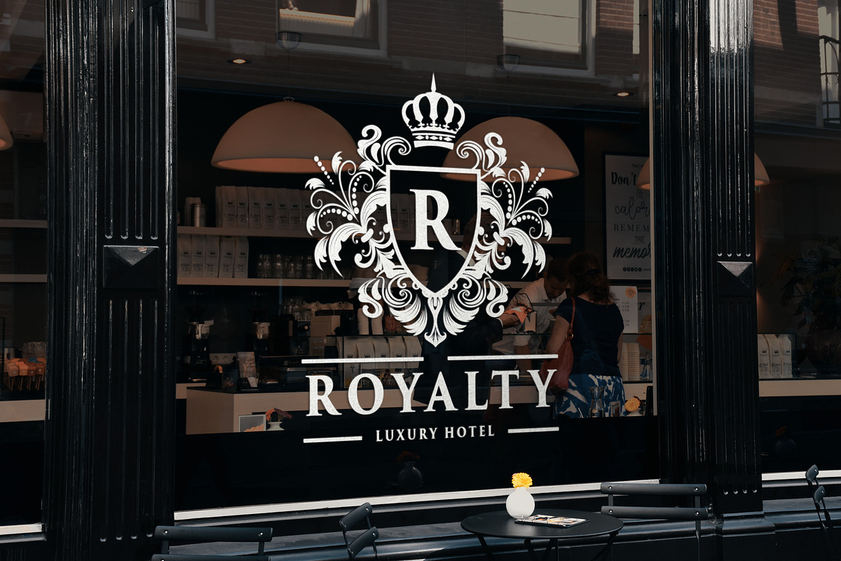 Luxury Gold Monogram Letter R Hotel, a Branding & Logo Template by Design_Planet (Photo 2 of 3)