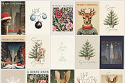 Retro Christmas Prints & Cards, a Background Graphic by Laras Wonderland (Thumbnail 5 of 11)