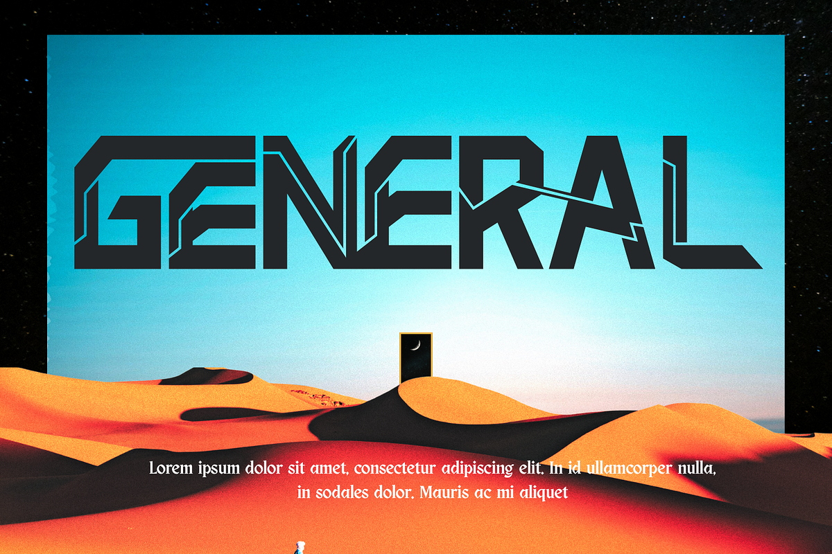 Negative Radiation - Techno Font, a Sans Serif Font by 177Studio (Photo 5 of 8)