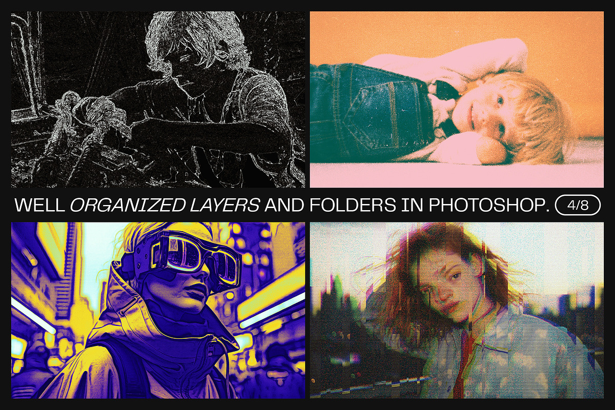 12 Photo Effect Templates, a Layer Style Add-On by iDoodle Studio (Photo 4 of 6)