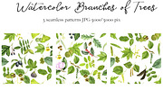 Watercolor Branches of Trees, an Illustration by cat_arch_angel (Thumbnail 4 of 5)