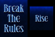 Chrome Style Square,Poster Text Eff, a Layer Style Add-On by iDoodle Studio (Thumbnail 3 of 4)