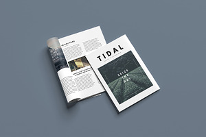 Magazine Brochure Mockup